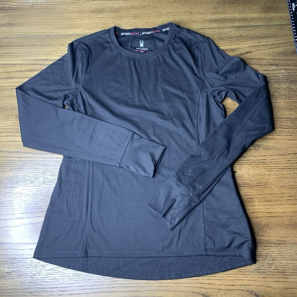 Spyder Active Long Sleeve Performance Shirt Black Size M